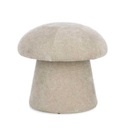 Pouf a Fungo in Tessuto Ciniglia Design Moderno - CELINE