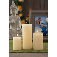 CANDELA AVORIO D 4XH 7 CM- 18,0 pz