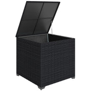 Coffre da giardino in resina ¨C zephmum ¨C 72x72x70cm nero