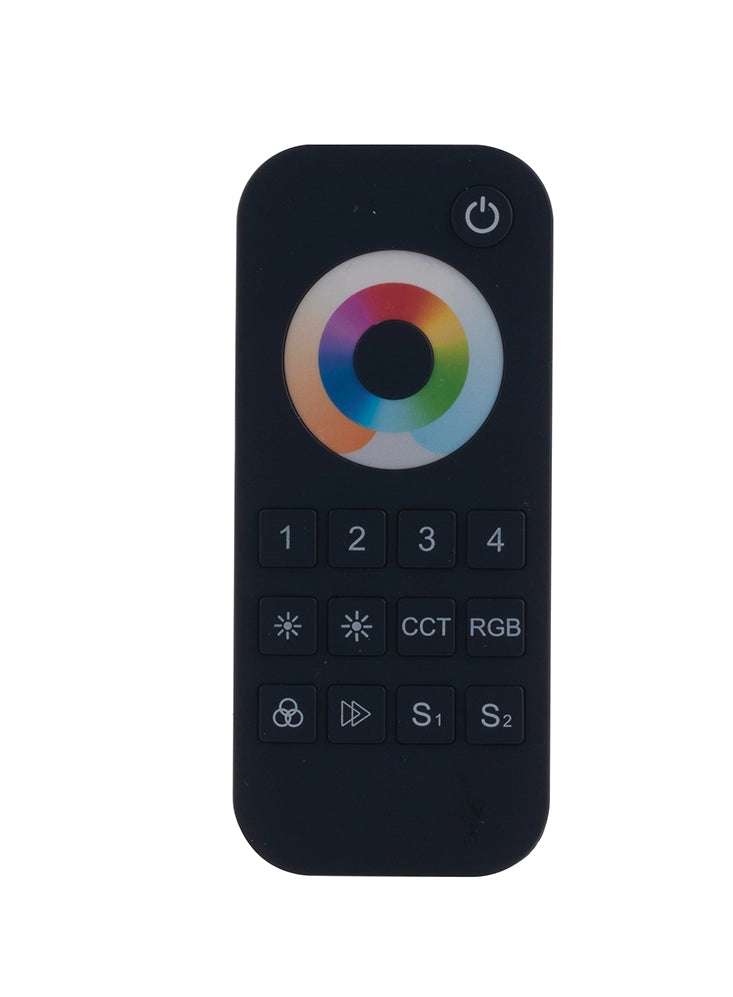 RADIOCOMANDO RF 2,4G CONTROLLO RGB E RGBW E RGB+CCT 4 ZONE 5 CANALI