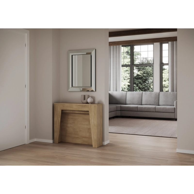 Consolle allungabile 90x25/211 cm Anea - Quercia Natura