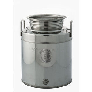 CONTENITORE ACCIAIO INOX PER OLIO 20 L AGGRAFFATO- BELVIVERE- 1,0 pz