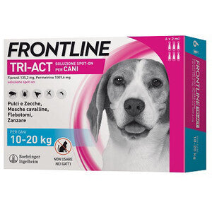 FRONTLINE TRI-ACT 10-20 KG 6 PIPETTE OFF. SPECIALE- FRONTLINE- 1,0 pz