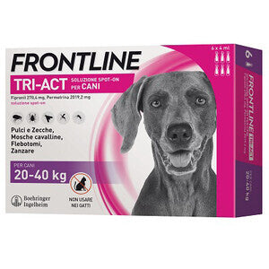FRONTLINE TRI-ACT 20-40 KG 6 PIPETTE OFF. SPECIALE- FRONTLINE- 1,0 pz