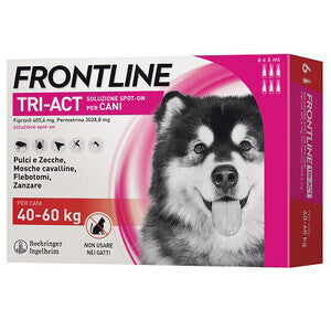 FRONTLINE TRI-ACT 40-60 KG 6 PIPETTE OFF. SPECIALE- FRONTLINE- 1,0 pz