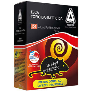 ESCA TOPICIDA RATIBROM 5.0 SCAT 3 BUSTE DA 500 G- 1,0 pz