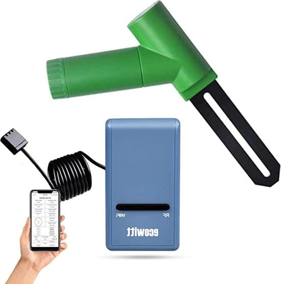 Misuratore di umidità del terreno wireless con gateway stazione meteo Wi-Fi - misuratore di umidità per l'orto e l'agricoltura