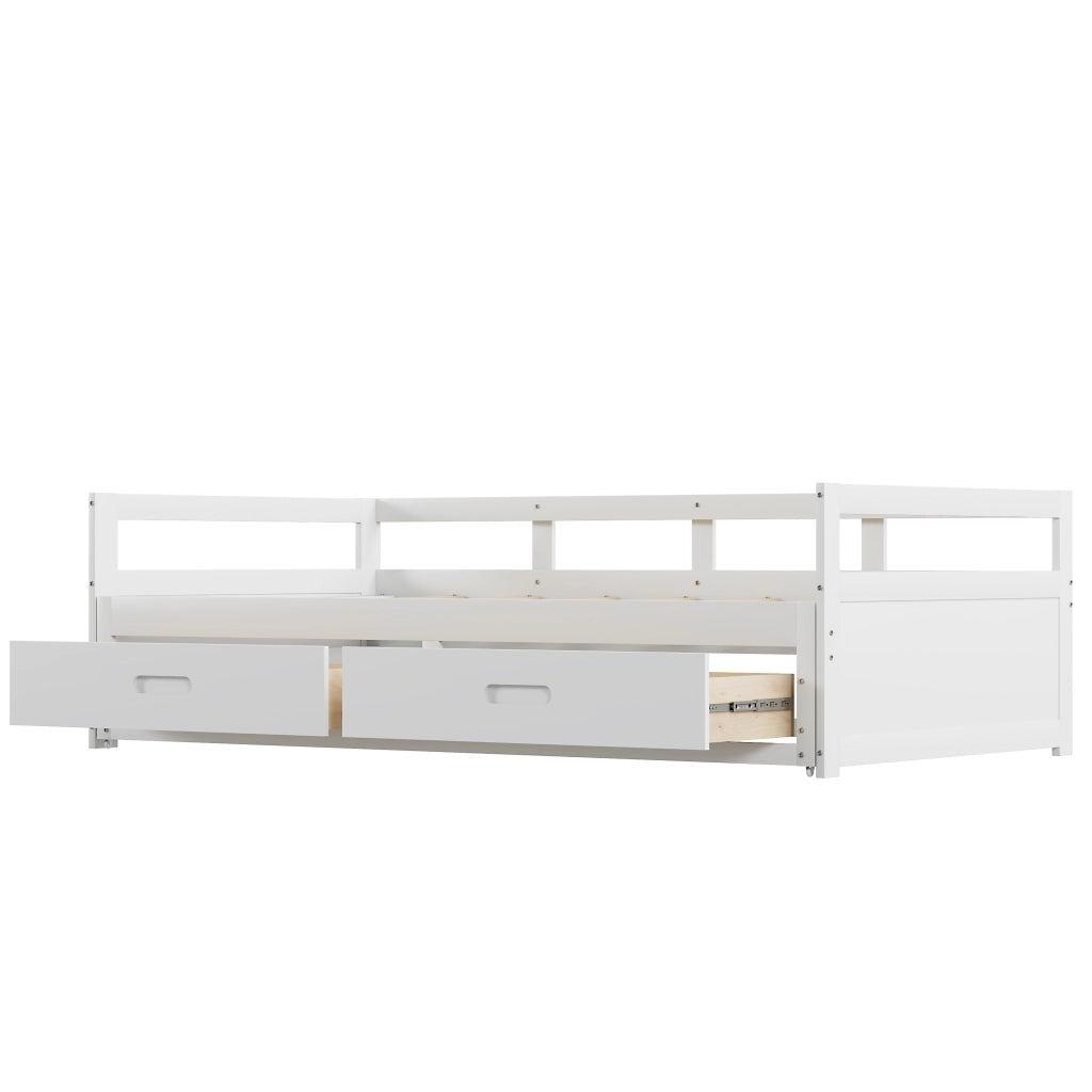 Letto sofa estraibile legno di pino bianco 180x200 cm
