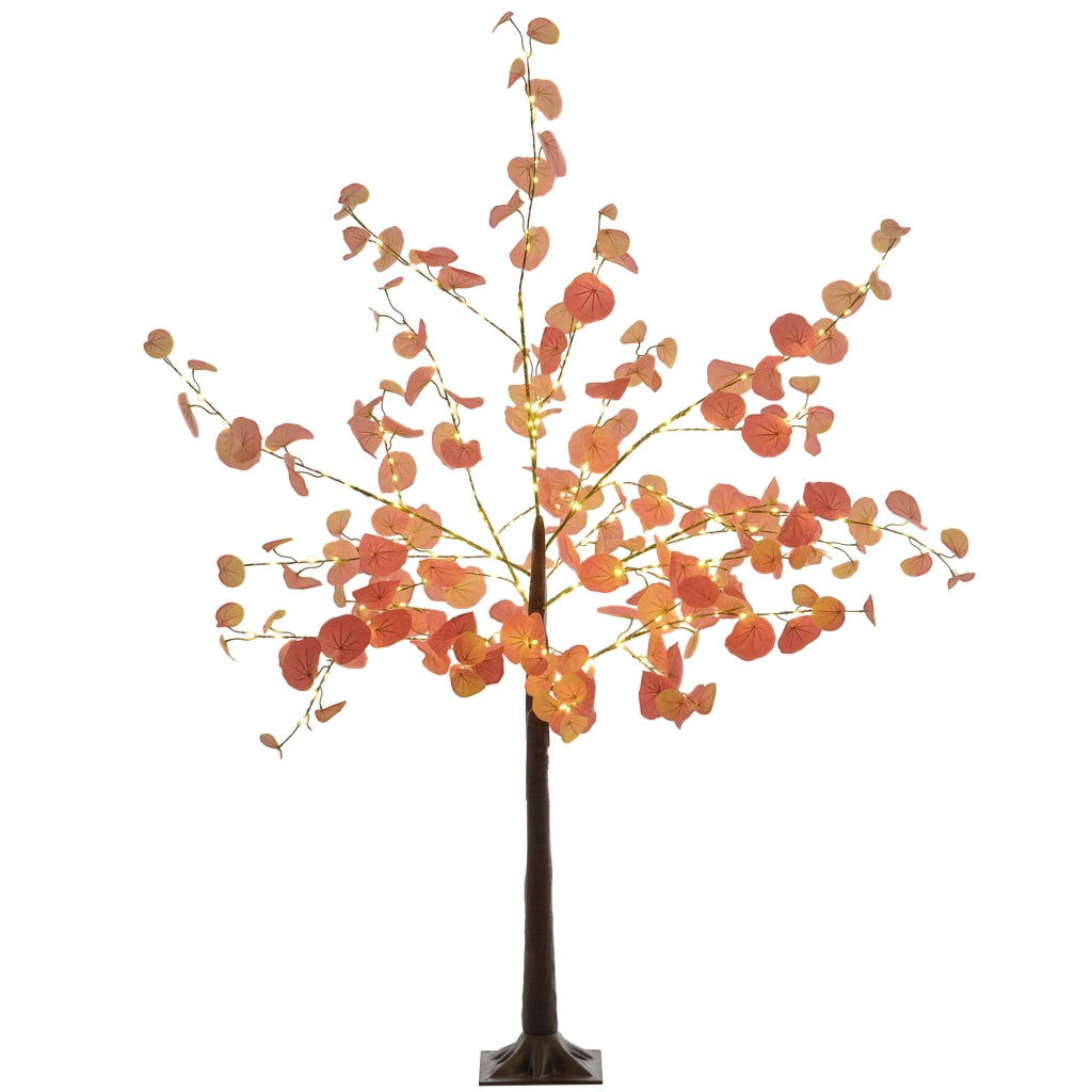 Albero di Luce LED 150 cm 245 Luci ¨C zephmum ¨C Arancione per Interni ed Esterno