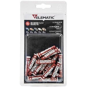 ELEMATIC BLISTER TASSELLO BLUEFIX 6X35 VITE 15+15 PZ- 10,0 confezione