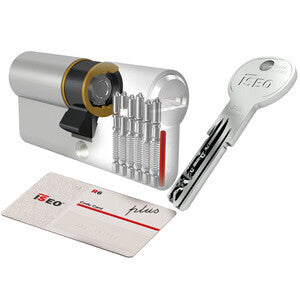 ISEO R6 PLUS CILINDRO NICHEL 100 MM 35.10.55 (40-60)- ISEO SERRATURE- 1,0 pz