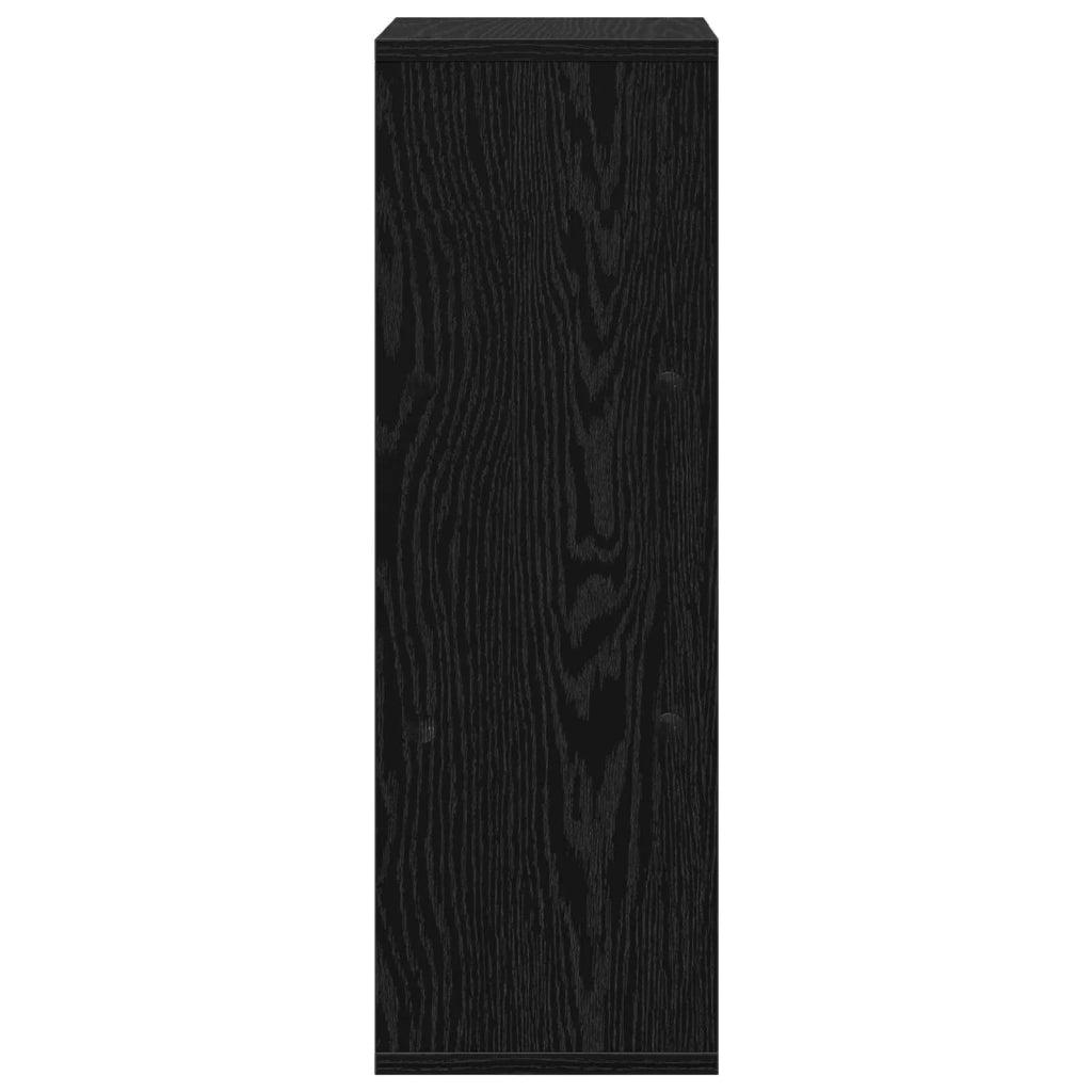Credenza con cassetto Rovere Nero 25,5 x 22 x 69,5 cm