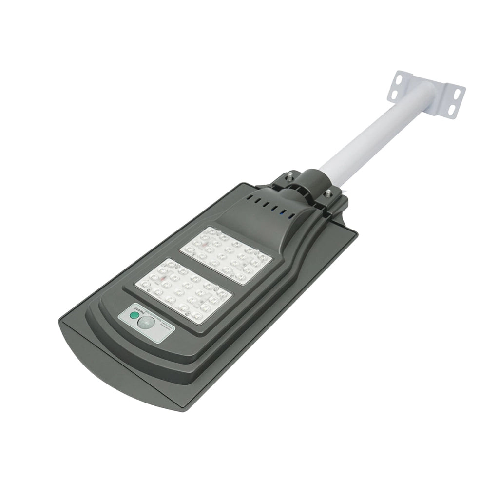 Lampada solare illuminazione stradale a LED 40W, 6500K con pannello solare 10W, batteria 10000mAh, montaggio su palo IP65