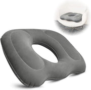 Sedile ortopedico - Cuscino per sedere - Cuscino donut ortopedico - per emorroidi - Cuscino per letto - Correzione della postura - Cuscino per stitichezza - Sedile cuscino - Grigio