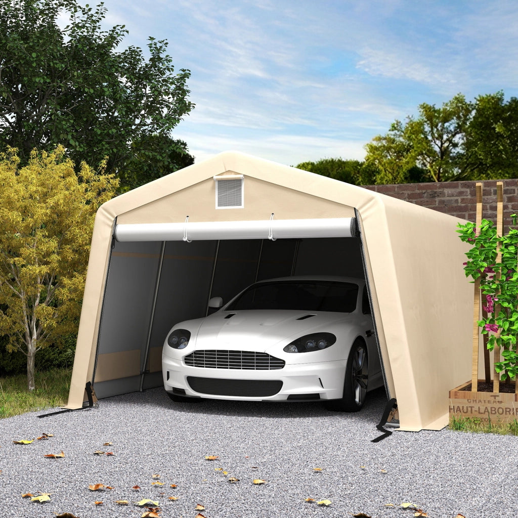 Tenda garage carport 6,2x3,3x2,4m ¨C Xylo ¨C acciaio zincato PE impermeabile anti-UV