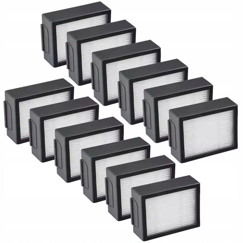 Filtro HEPA di Ricambio per iRobot Roomba E5 E6 I3 I7 I8 J7 – Set 12 Pezzi | Alta Efficienza