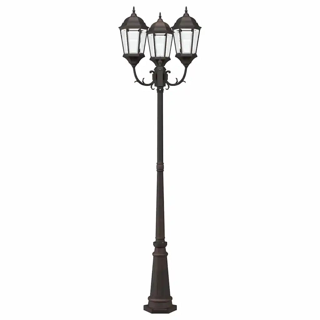 Luce da Giardino Bronzo 61 x 53 x 235 cm Alluminio e vetro CFW5200311