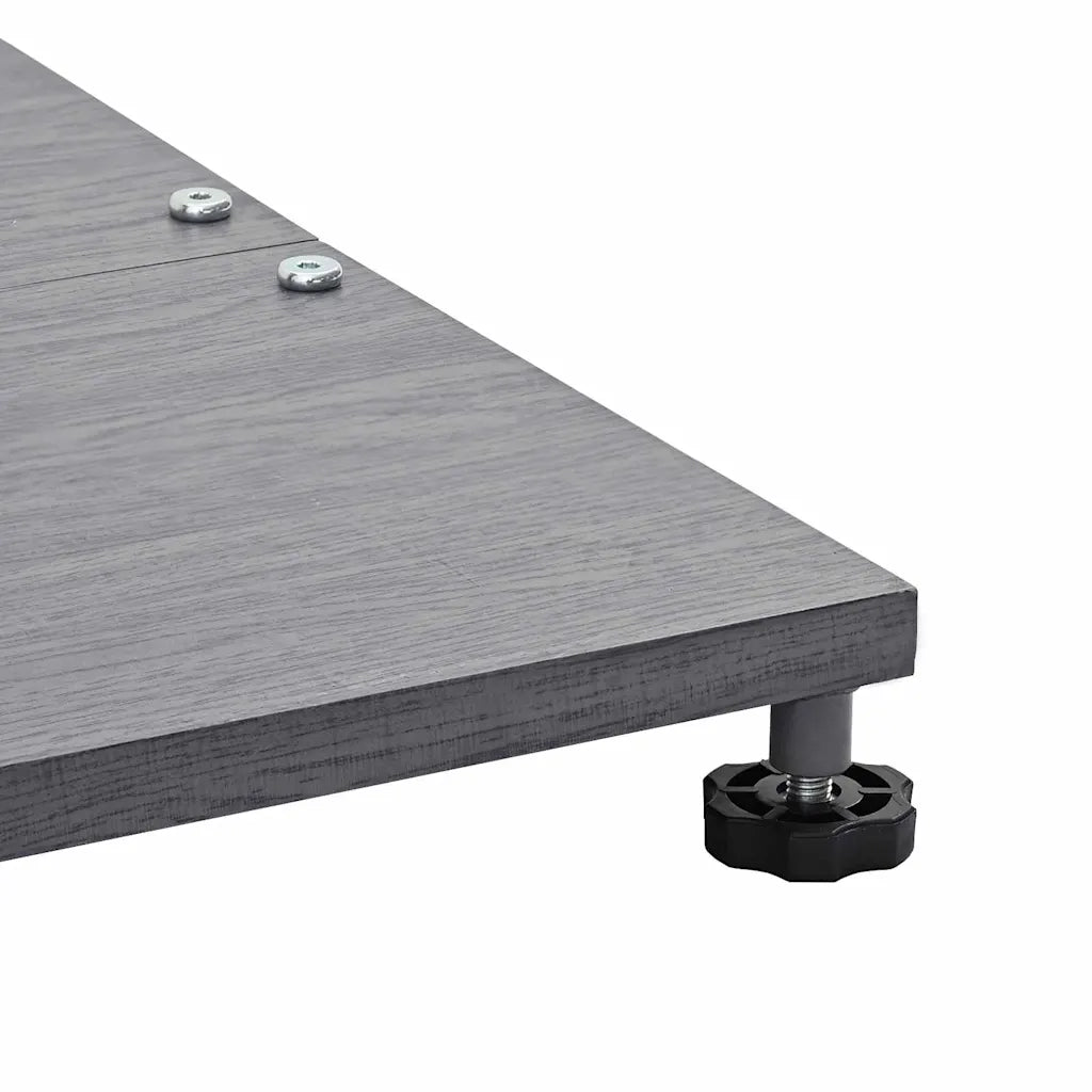 Base per ombrellone Aspetto Legno Grigio Scuro 45 x 45 x 31 cm CFW6435557