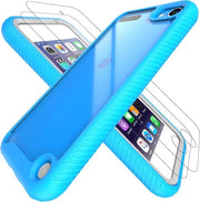 Hoesa Premium per iPod Touch 7/6/5 - Caso shockresistente - Blu - Protezione 360°