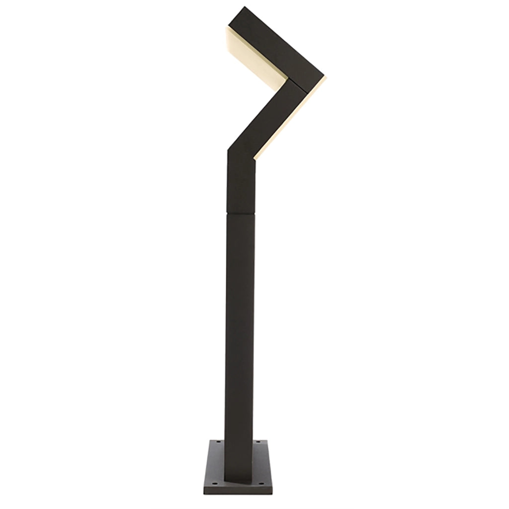 TAYGETA Lampione 100cm LED 16W IP65 luce esterni doppia emissione palo giardino viale 230V 1500lm SENZA SENSORE 100CM
