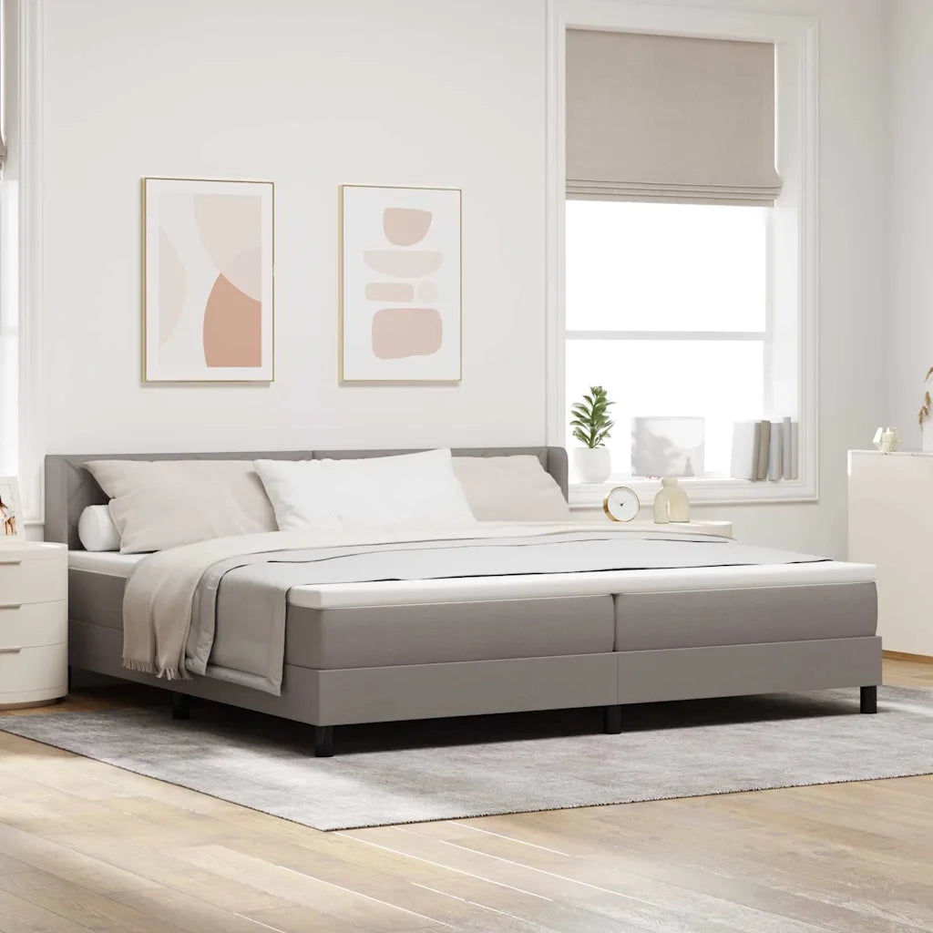 Letto a molle con testiera Talpa 200 x 200 cm Tessuto 3341192