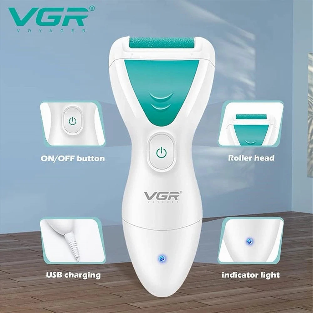 Trade Shop - Vgr V-812 Rimuovi Calli Professionale Impermeabile Kit Pedicure Pro -