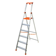 Trade Shop - Scala In Alluminio Domestica 'professionale' Casa Gierre 6 7 8 Gradini -   -6 Gradini    -