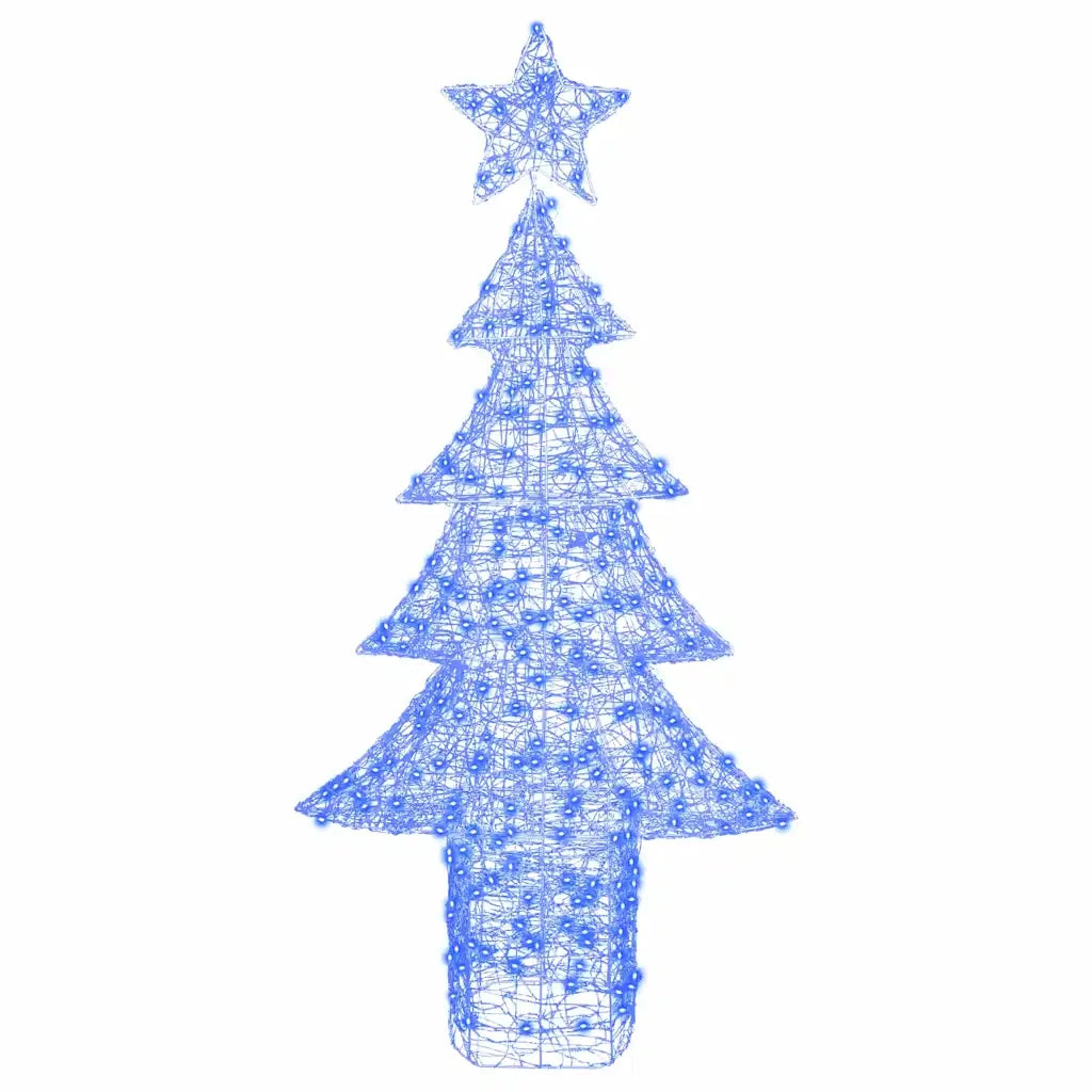Albero di Natale | Decorazioni natalizie con 240 LED Blu 180 cm Acrilico