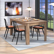 Colosimi, Tavolo Allungabile 8 Posti, 160x91x77h cm Marrone Noce