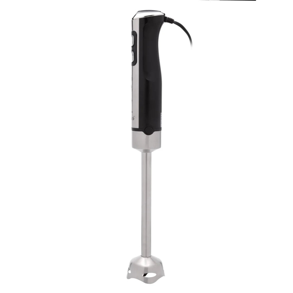 Frullatore a Immersione 1500W Inox – Mixer Cucina con 23 Velocità, Lame in Titanio, Asta Extra Lunga 25 cm, Bicchiere 800 ml per Smoothie, Zuppe e Salse
