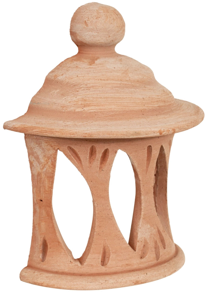 Biscottini Lanterna Lampada da parete da appendere in Terracotta 100% Made in Italy Lavorata a Mano
