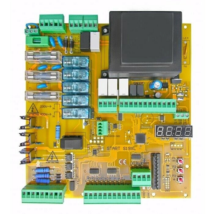 CENTRALE 230/400V PER PORTE E CANCELLI SCORREVOLI NOLOGO START-S19XL AUTOMAZIONE