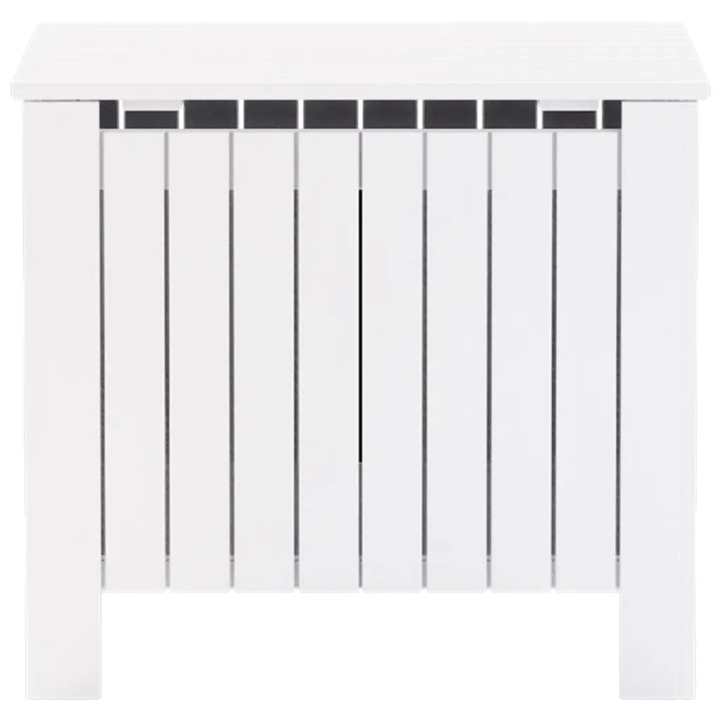 Contenitore con Coperchio RANA Bianco 60x49x54 cm Massello Pino 4002328