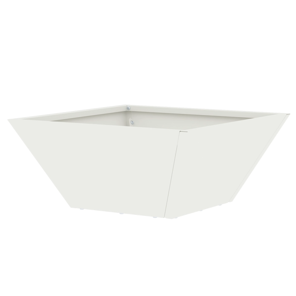 Fioriera in plastica Bianco Plastica 35 x 35 x 15 cm