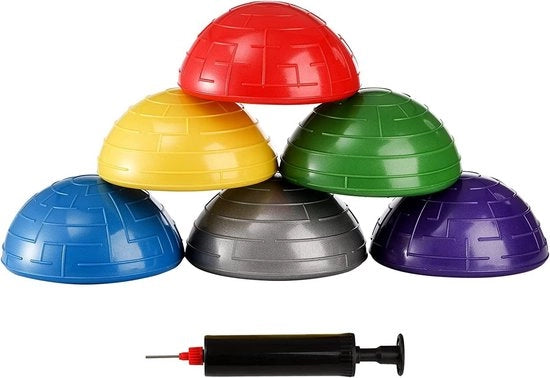 Set di 6 Palle a Rota per Bambini e Adulti 16 cm - Allenamento della Balanza e Coordinazione