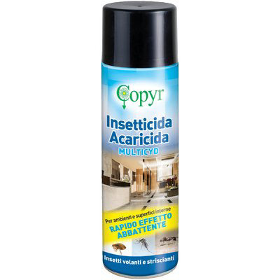 INSETTICIDA ACARICIDA INTERNI MULTICYD COPYR - SPRAY ML 400- 12 pezzi