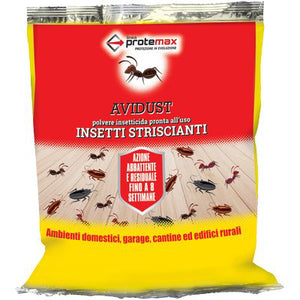 INSETTICIDA STRISCIANTI AVIDUST PROTEMAX - POLVERE GR 1000- 16 pezzi