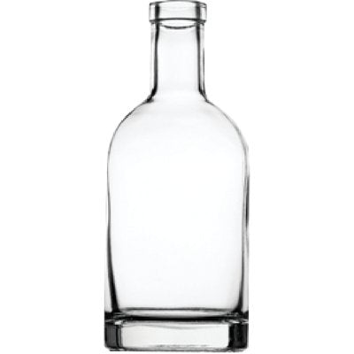 BOTTIGLIA DISTILLATI OBLO - VETRO TRASP LT 0,20- 30 pezzi