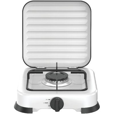 FORNELLO GAS FLAME 1 DOMUS  ACCIAIO VERNICIATO BRUCIATORE 1 KW 2,2