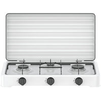 FORNELLO GAS FLAME 3 DOMUS  ACCIAIO VERNICIATO BRUCIATORE 3 KW 5,4