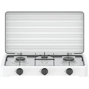 FORNELLO GAS FLAME 3 DOMUS  ACCIAIO VERNICIATO BRUCIATORE 3 KW 5,4