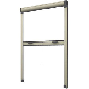 ZANZARIERA KIT FINESTRA EFFE  AVORIO RAL 1013 FIBRA VETRO/PVC CM 120 H.CM 170