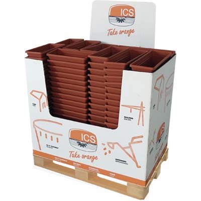 CASSETTA + RISERVA JUMBOX MELISSA ICS - PP TERRACOTTA CF=PZ 162- 1 confezioni