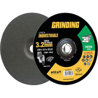 DISCO ABRASIVO TAGLIO MARMO DEPRESSO INDUSTRIAL - MM 230X22,2 H.MM 3,2- 20 pezzi