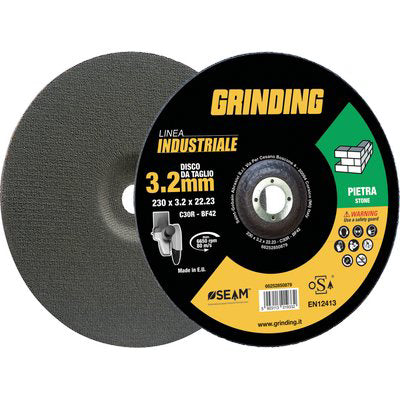 DISCO ABRASIVO TAGLIO MARMO DEPRESSO INDUSTRIAL - MM 230X22,2 H.MM 3,2- 20 pezzi