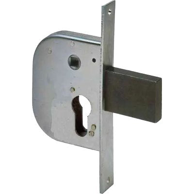 SERRATURA CANCELLO INFILARE 42212 CISA - B.Q ZINC F.MM 22 F.SAGOM SCR+Q8 E.MM 30- 2 pezzi