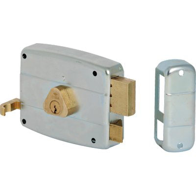 SERRATURA LEGNO APPLICARE 50521 CISA  C.TONDO FISSO M2+TIRANTE E.MM 60 DX