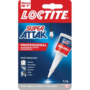 LOCTITE ATTAK PROFESSIONAL - GR 5,5 CF=PZ 24- 1 confezioni