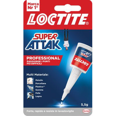 LOCTITE ATTAK PROFESSIONAL - GR 5,5 CF=PZ 24- 1 confezioni