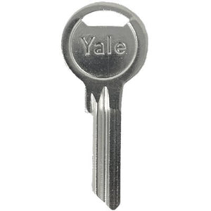 CHIAVE PIATTA YALE Y0101 ORIGINALE - OTTONE NICHELATO- 10 pezzi